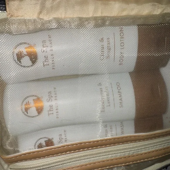 The SPA Pebble Beach SET Shampoo Conditioner Soap Body Wash Bath Set Toiletry